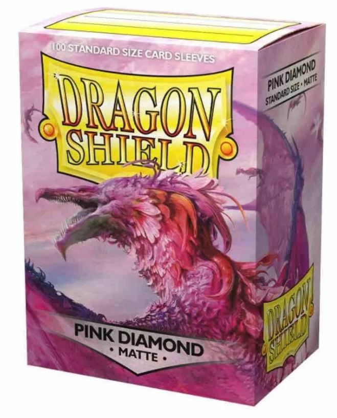 Sleeves - Dragon Shield - Box 100 - Pink Diamond MATTE | Lots Moore NSW