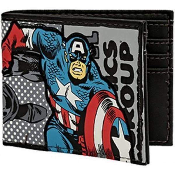 Marvel Captain America Bi-fold Wallet | Lots Moore NSW