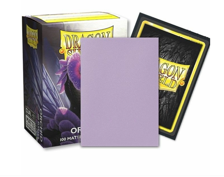 Sleeves - Dragon Shield - Box 100 - Standard Size Dual Matte Orchid Purple Emme | Lots Moore NSW