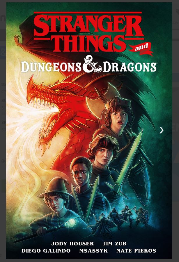 D&D Dungeons & Dragons and Stranger Things Book | Lots Moore NSW