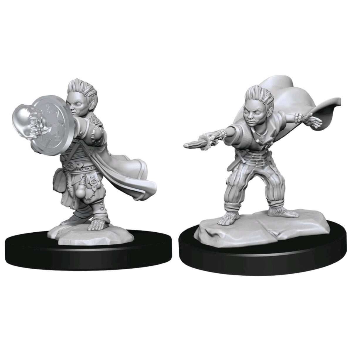 Pathfinder Deepcuts Unpainted Miniatures Halfling Wizard Male | Lots Moore NSW